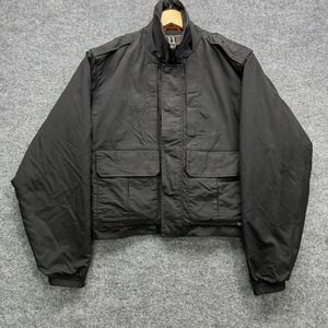 5.11 Tactical Explorer Jacket Mens Size M Black Quilted Bomber Coat Series 48096